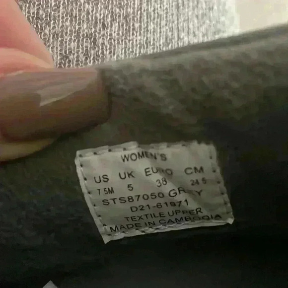 Sperry Women's MOC-SIDER , GREY NYLON, Sz 7.5- New with tags - Picture 12 of 13